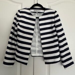 Tamari Striped Navy and White Women's Jacket